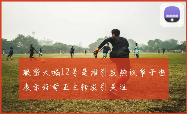 狼密大喊12号是谁引发热议华子也表示好奇正主转发引关注