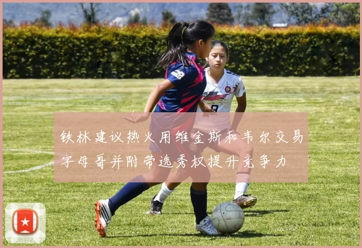铁林建议热火用维金斯和韦尔交易字母哥并附带选秀权提升竞争力